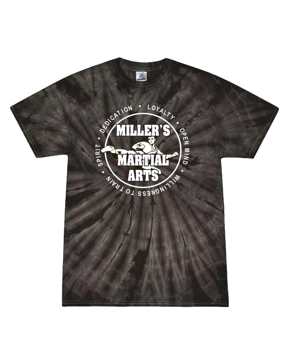Miller's Martial Arts - Tie Dye Short Sleeve Tee