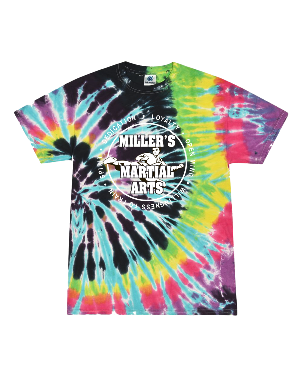 Miller's Martial Arts - Tie Dye Short Sleeve Tee