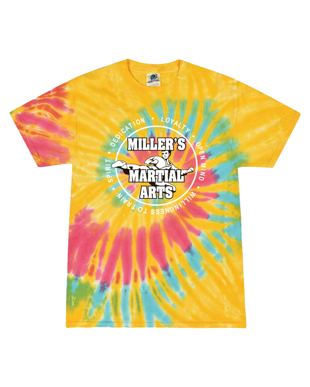 Miller's Martial Arts - Tie Dye Short Sleeve Tee