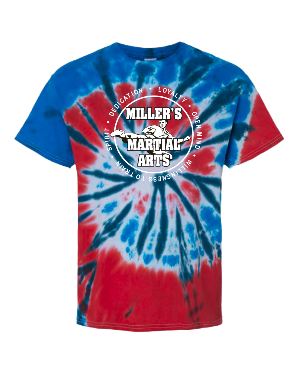 Miller's Martial Arts - Tie Dye Short Sleeve Tee