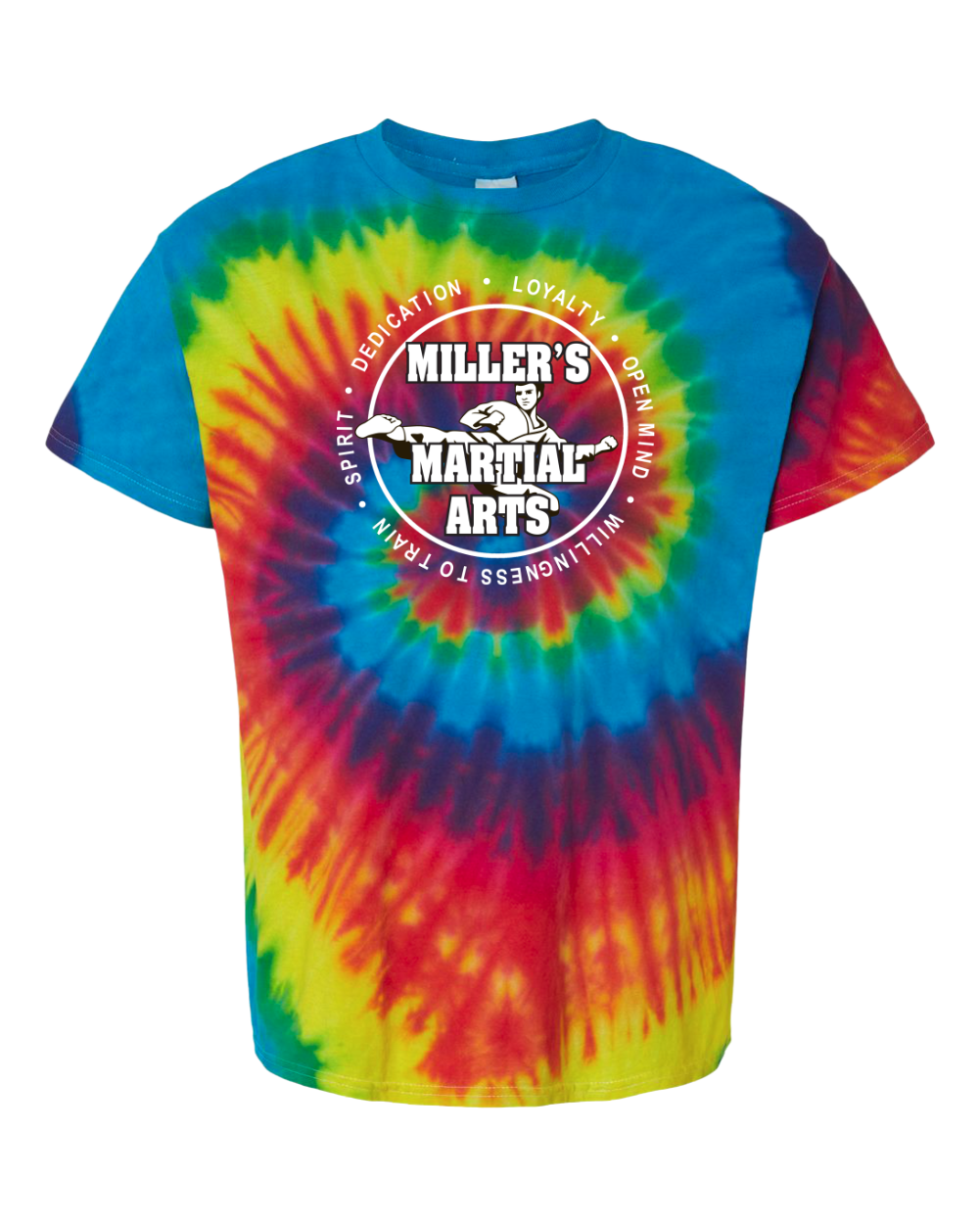 Miller's Martial Arts - Tie Dye Short Sleeve Tee