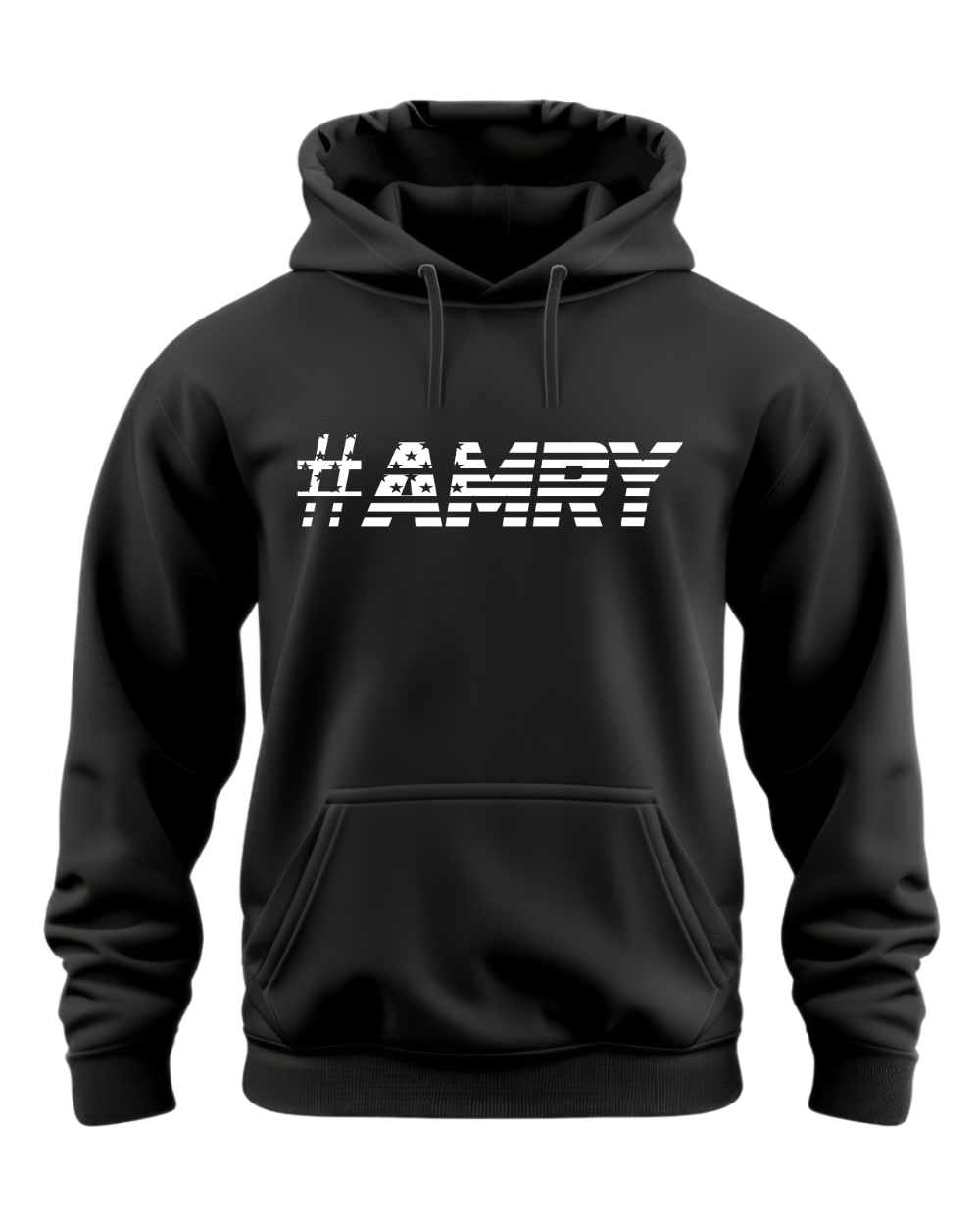 #AMRY (American Flag Design) - Adult Hooded Sweatshirt