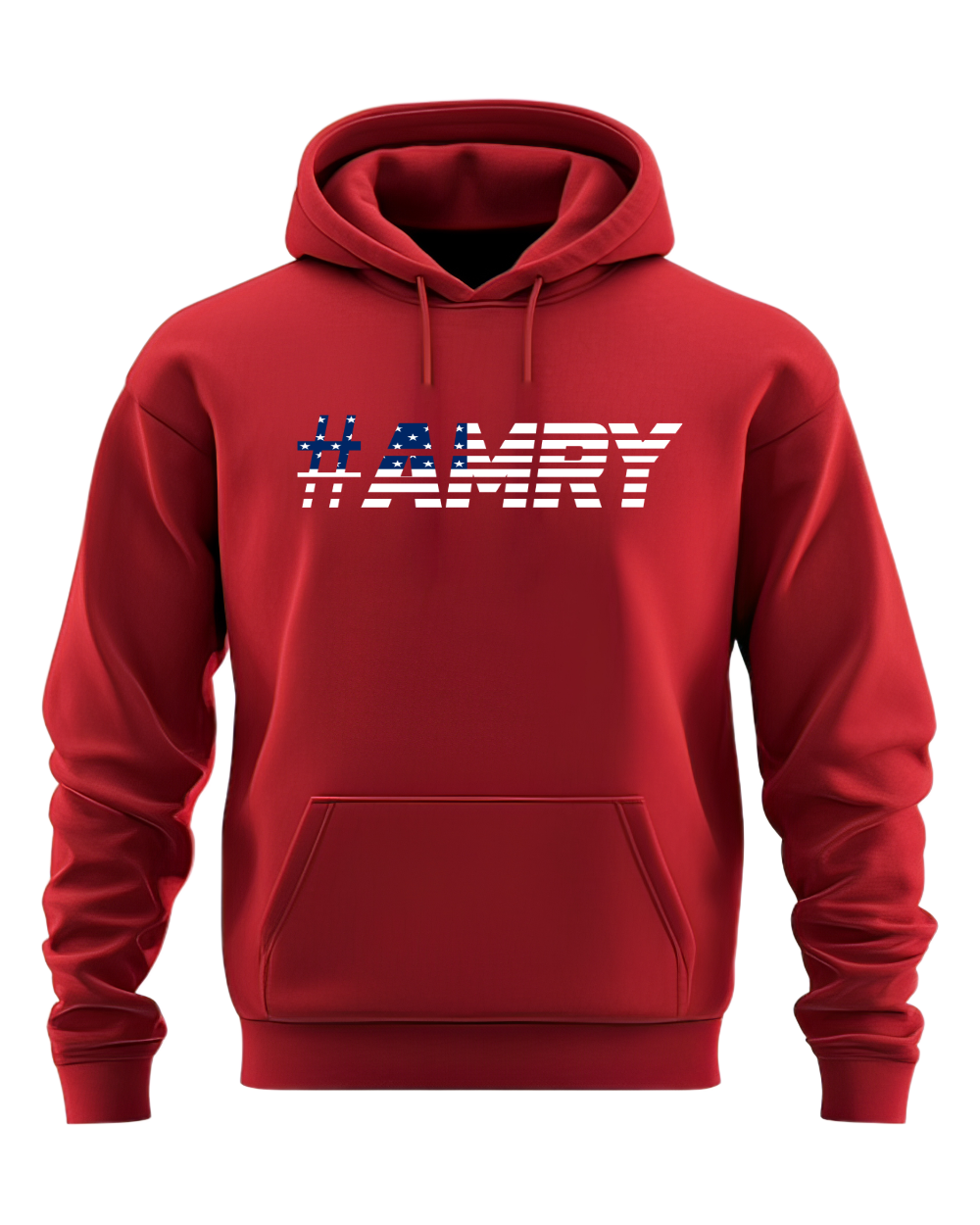 #AMRY (American Flag Design) - Adult Hooded Sweatshirt