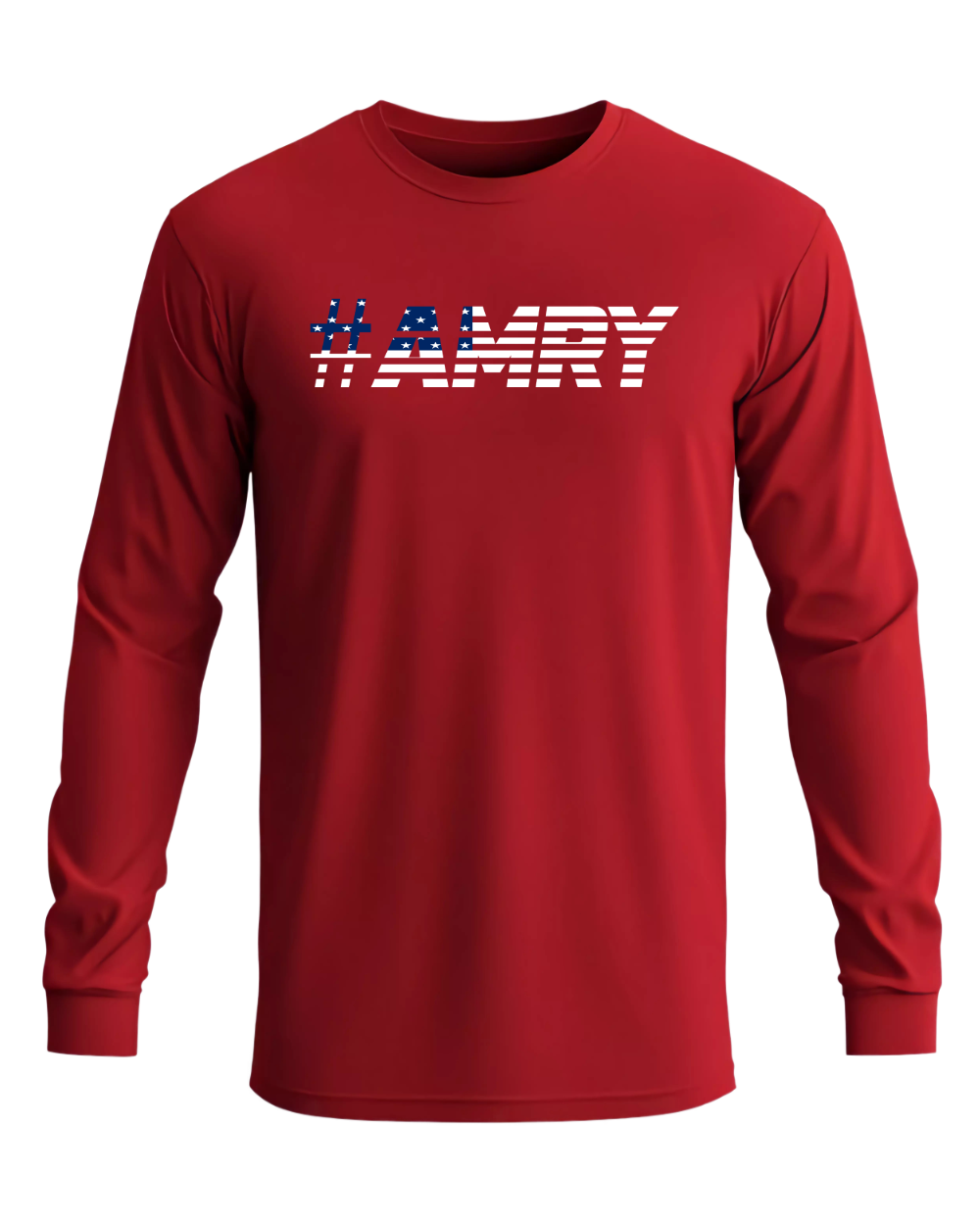 #AMRY (American Flag Design) - Adult Short Sleeve/Long Sleeve Tee