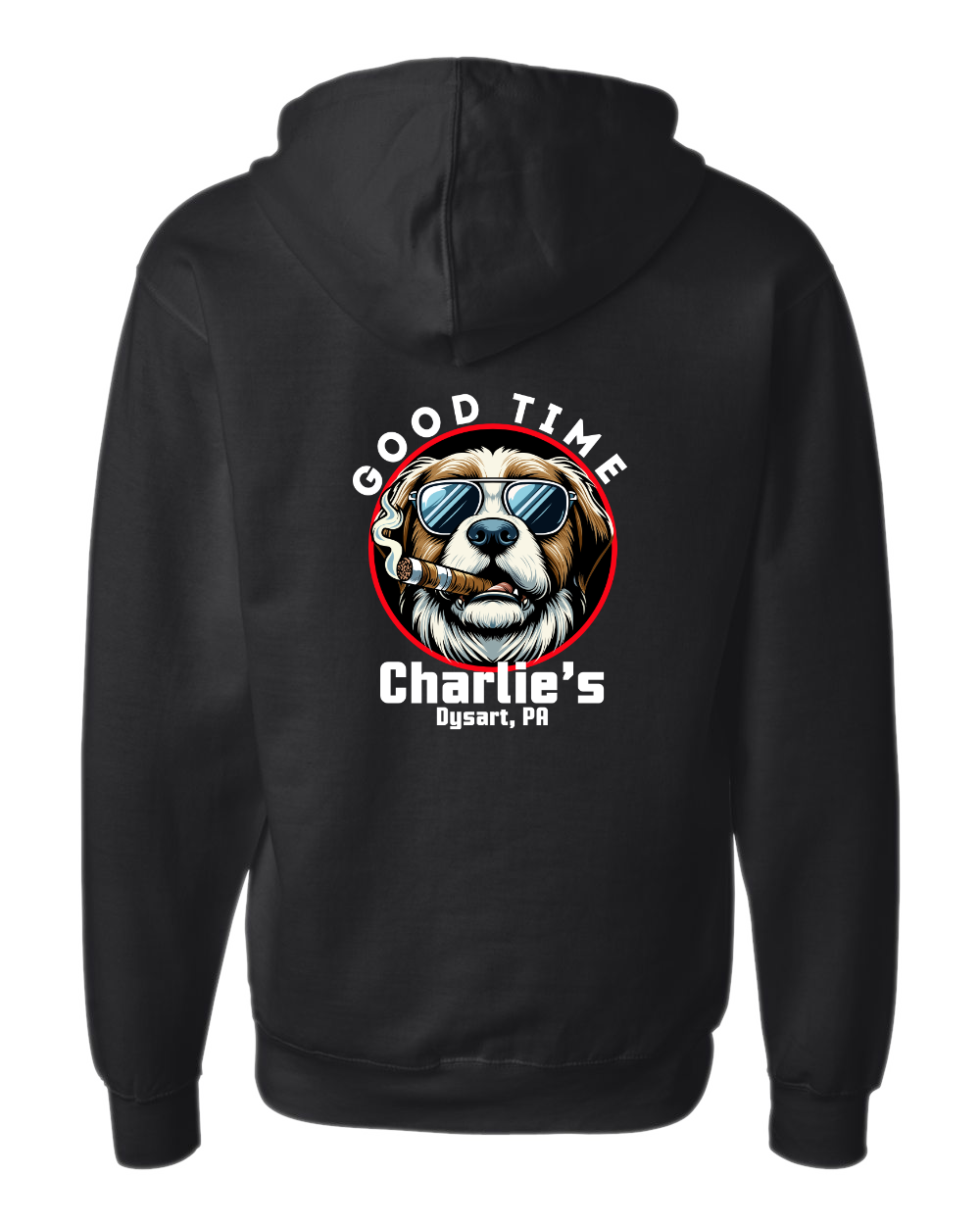 Good Time Charlie's - Adult Zip Up Hooded Sweatshirt