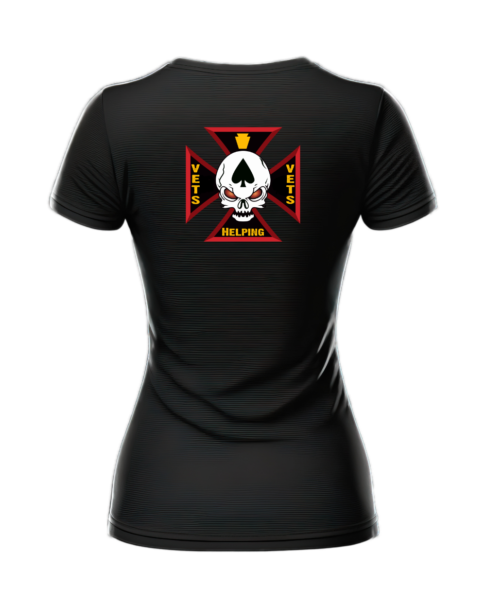 Ladies Combat Vets Auxiliary Vneck - Short Sleeve Tee
