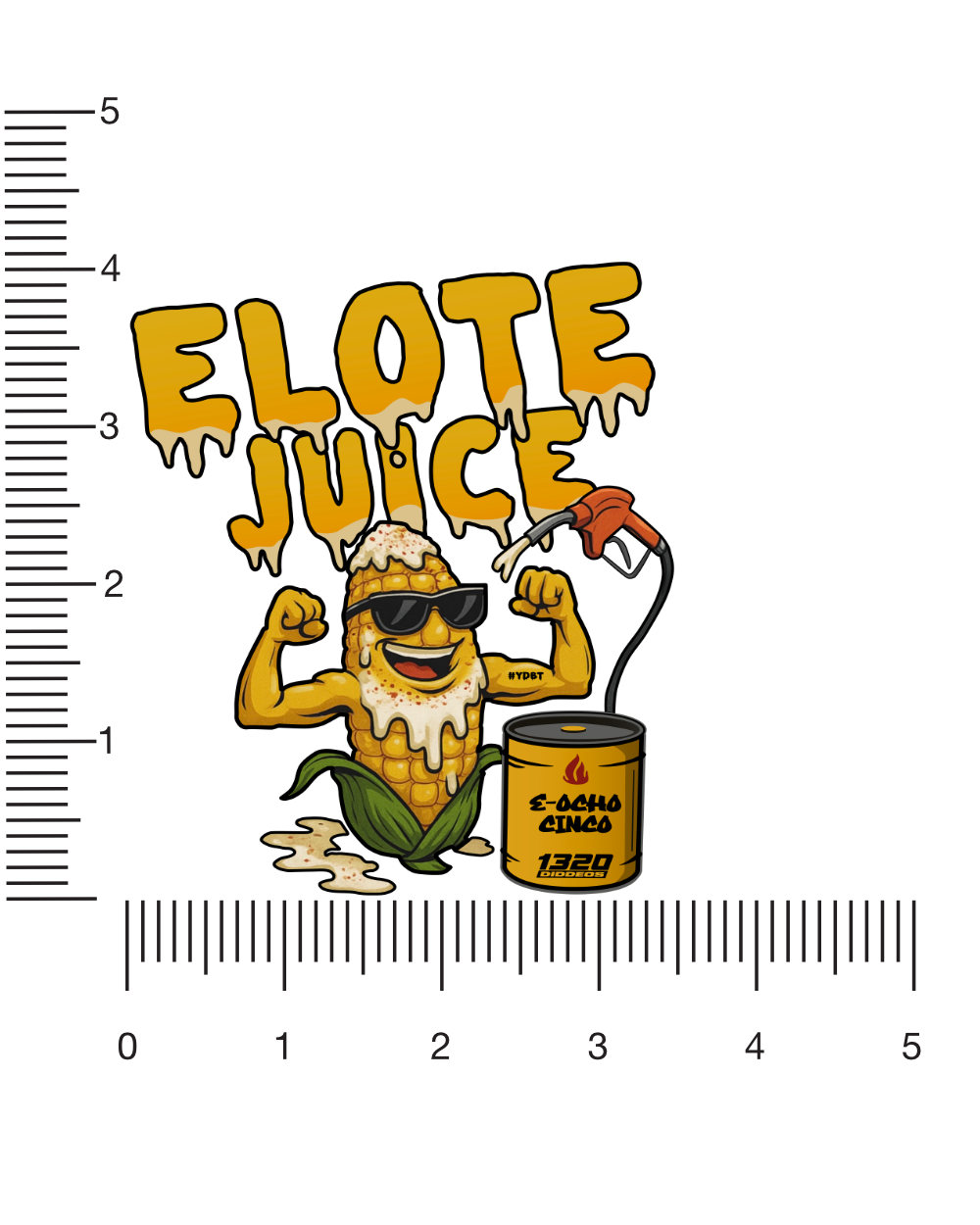 Elote Juice UV Decal