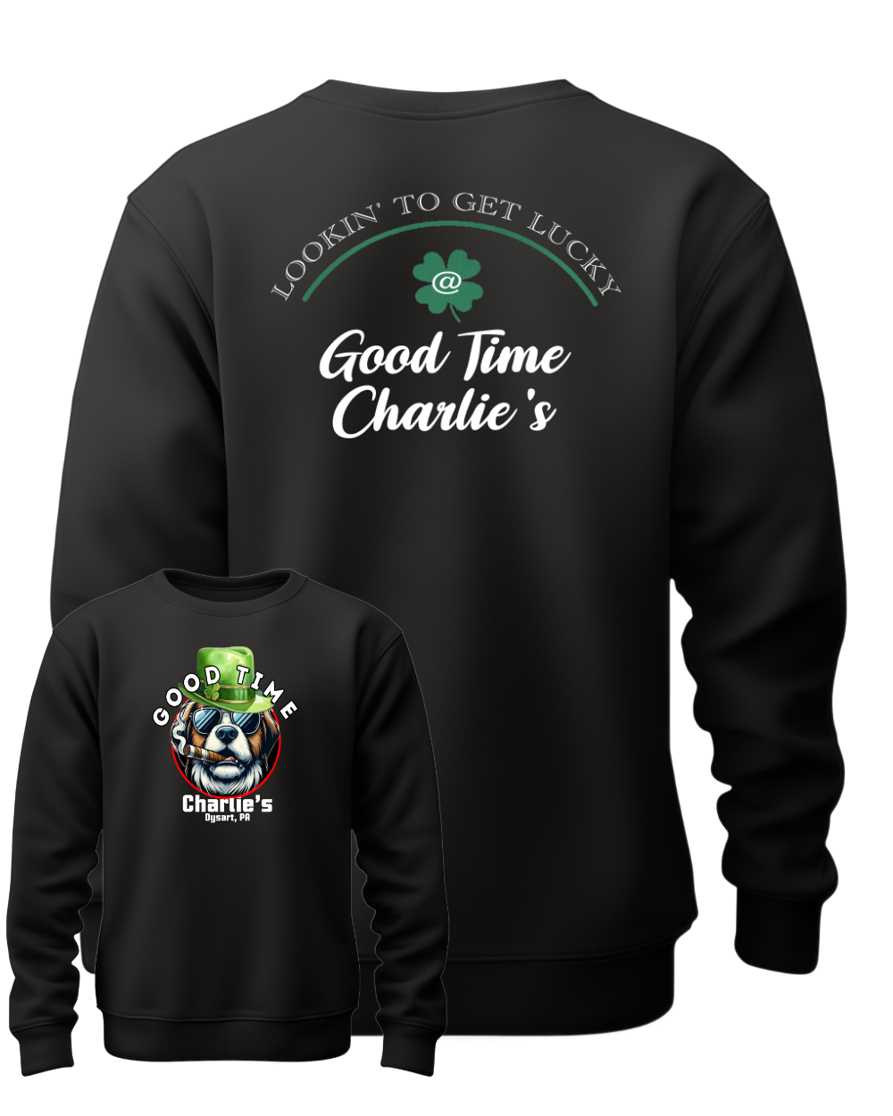 Good Time Charlie's Lucky - Adult Crew Neck / Hooded Sweatshirt
