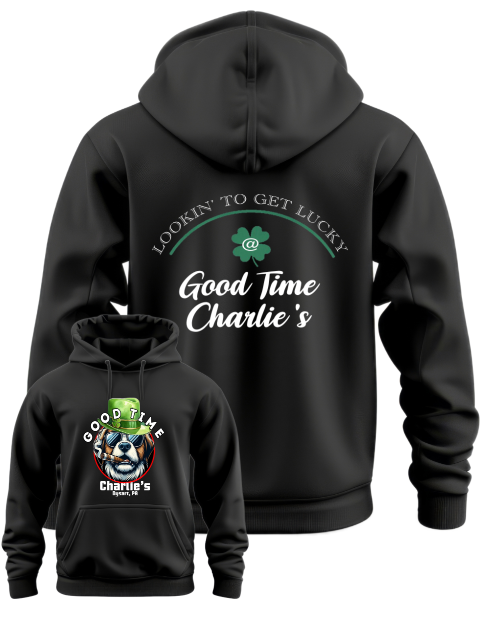 Good Time Charlie's Lucky - Adult Crew Neck / Hooded Sweatshirt