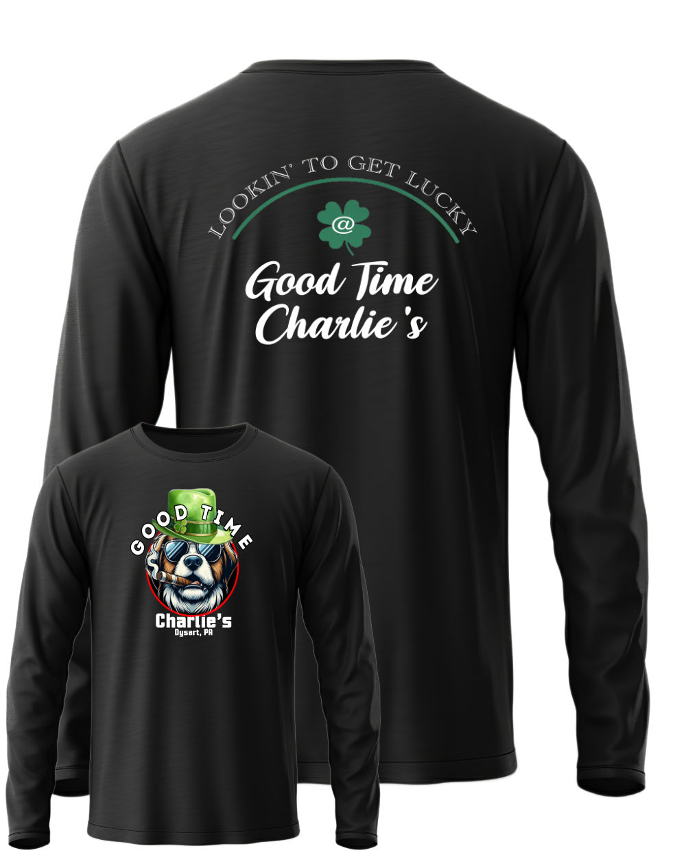 Good Time Charlie's Lucky - Adult Short Sleeve / Long Sleeve Tee