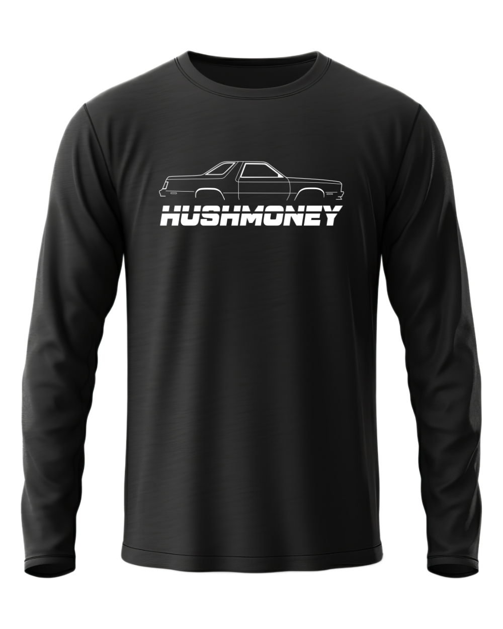 HushMoney Outline Design - Adult Short Sleeve / Long Sleeve Tee