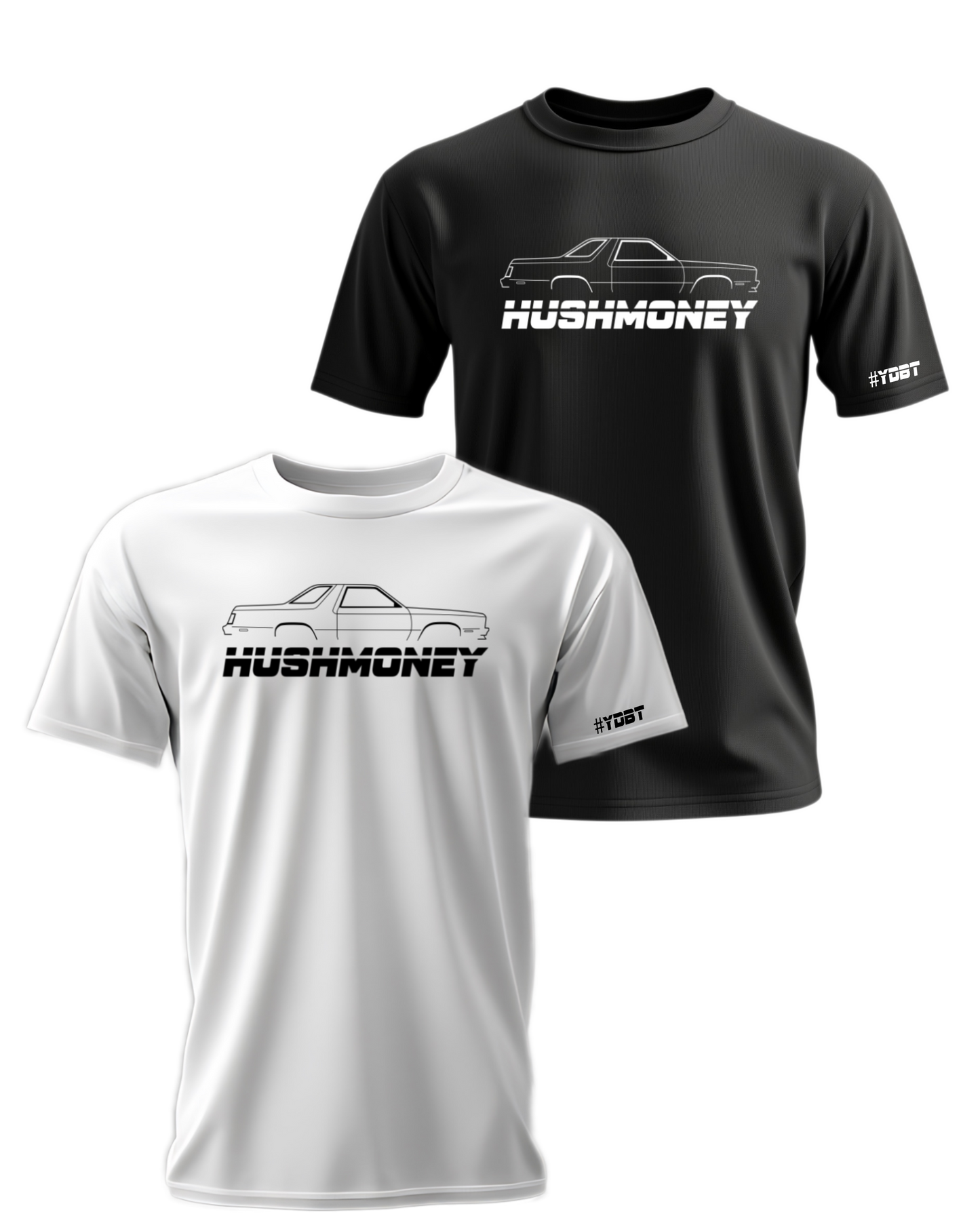 HushMoney Outline Design - Adult Short Sleeve / Long Sleeve Tee