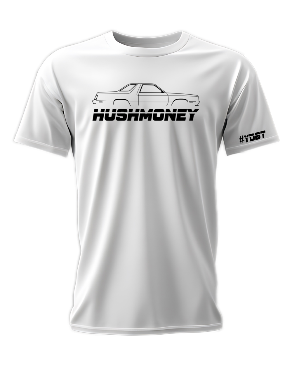 HushMoney Outline Design - Adult Short Sleeve / Long Sleeve Tee