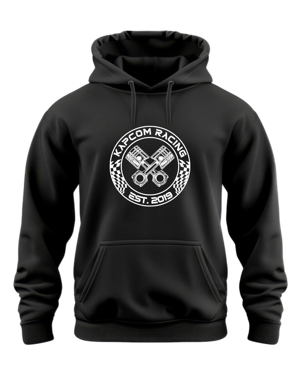 KapCom Racing Twin Piston - Adult Hooded Sweatshirt