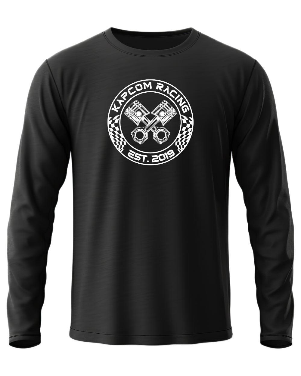 KapCom Racing Twin Piston - Adult Short Sleeve/Long Sleeve Tee