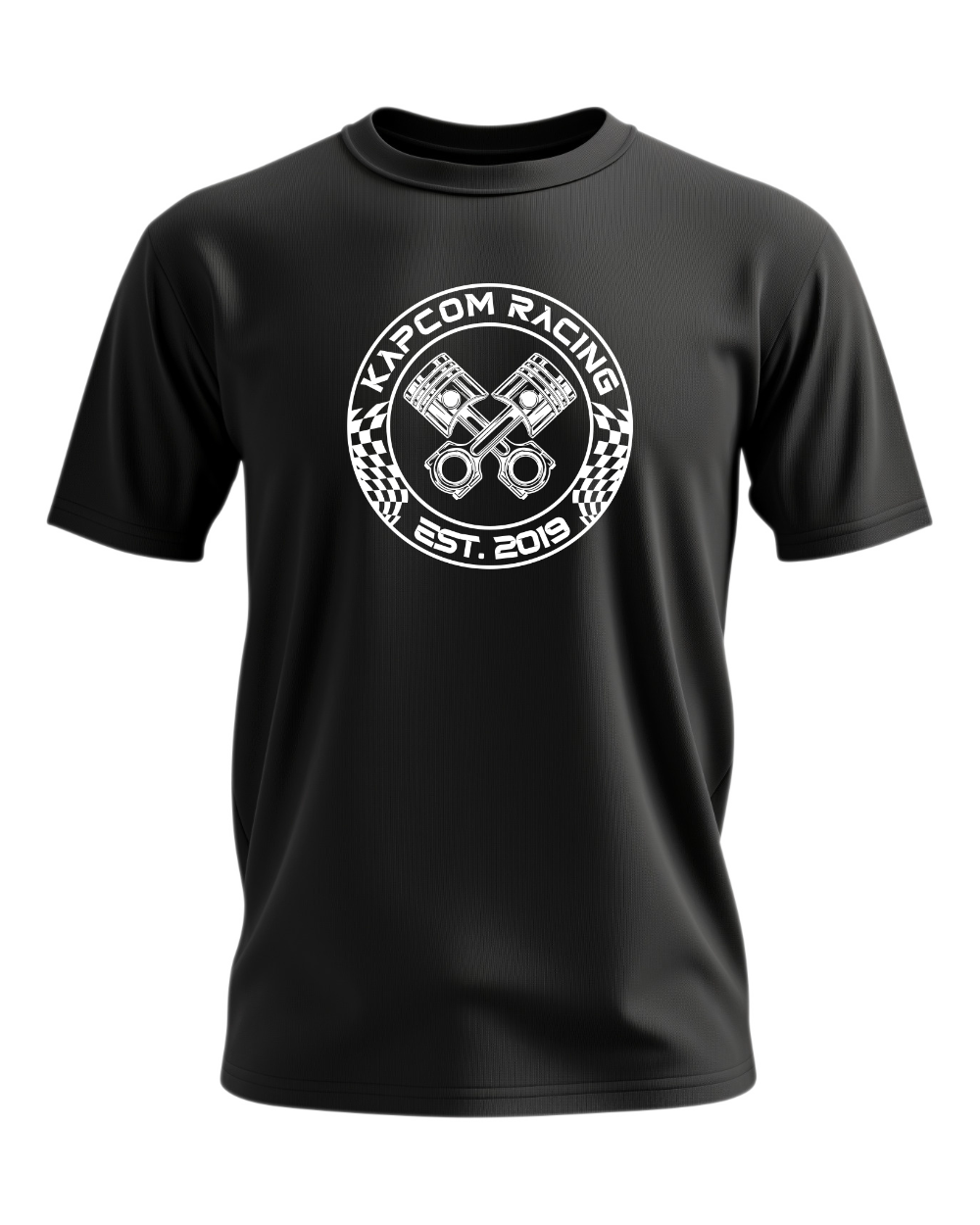 KapCom Racing Twin Piston - Adult Short Sleeve/Long Sleeve Tee