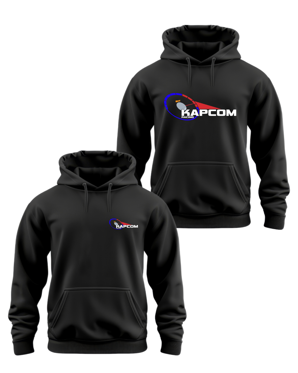 KapCom Racing Original Logo - Adult Hooded Sweatshirt