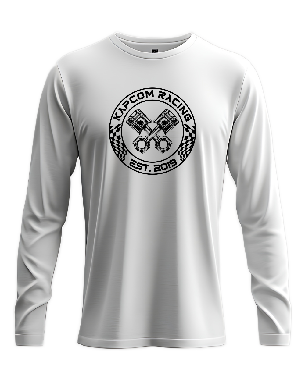 KapCom Racing Twin Piston - Adult Short Sleeve/Long Sleeve Tee