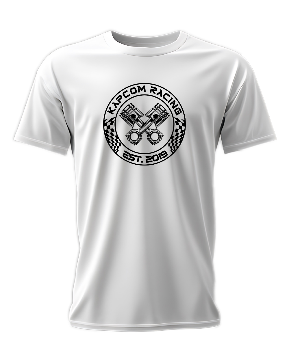 KapCom Racing Twin Piston - Adult Short Sleeve/Long Sleeve Tee