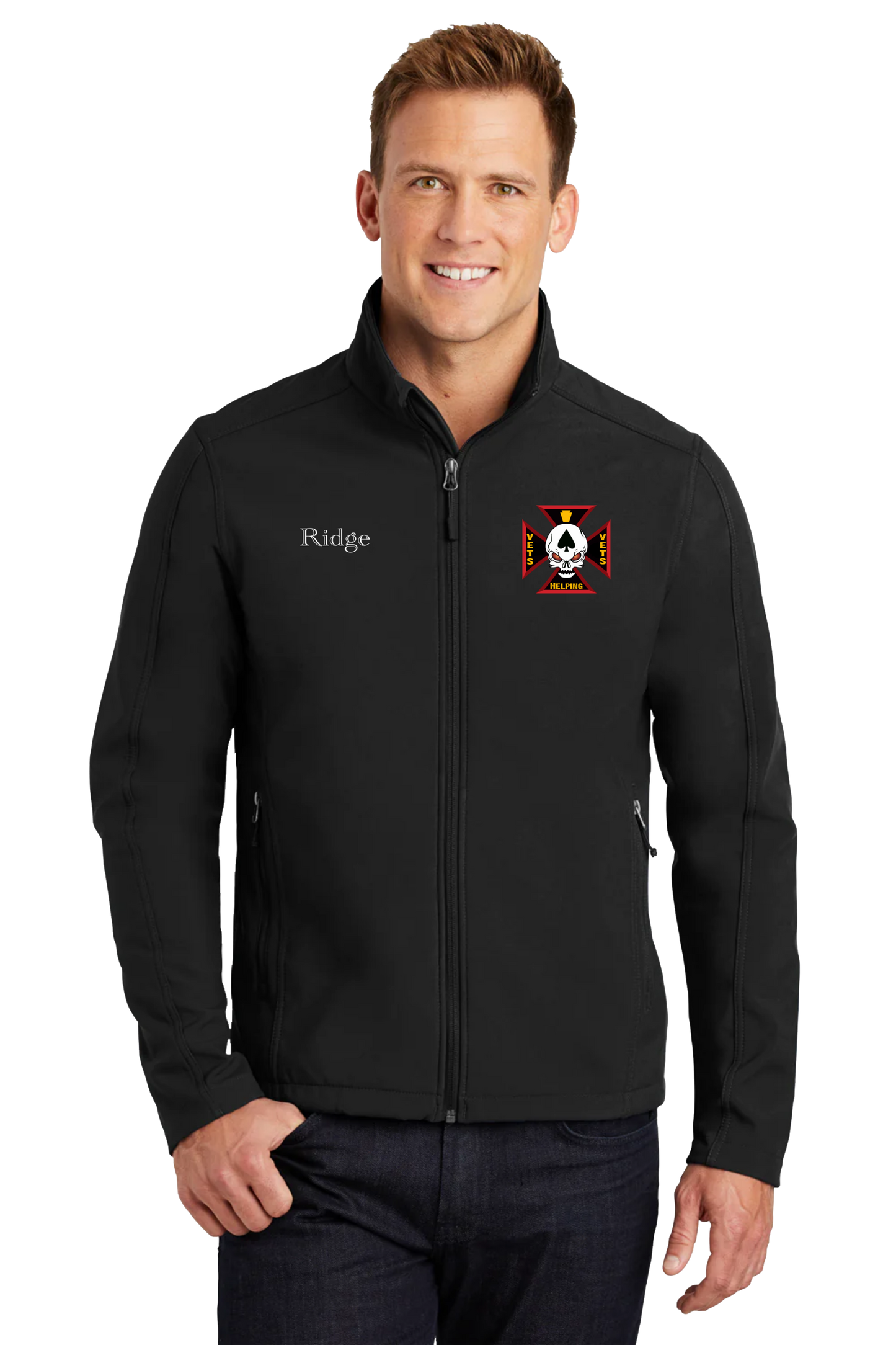 Mens Port Authority Core Wind & Water Resistant Full Zip Jacket