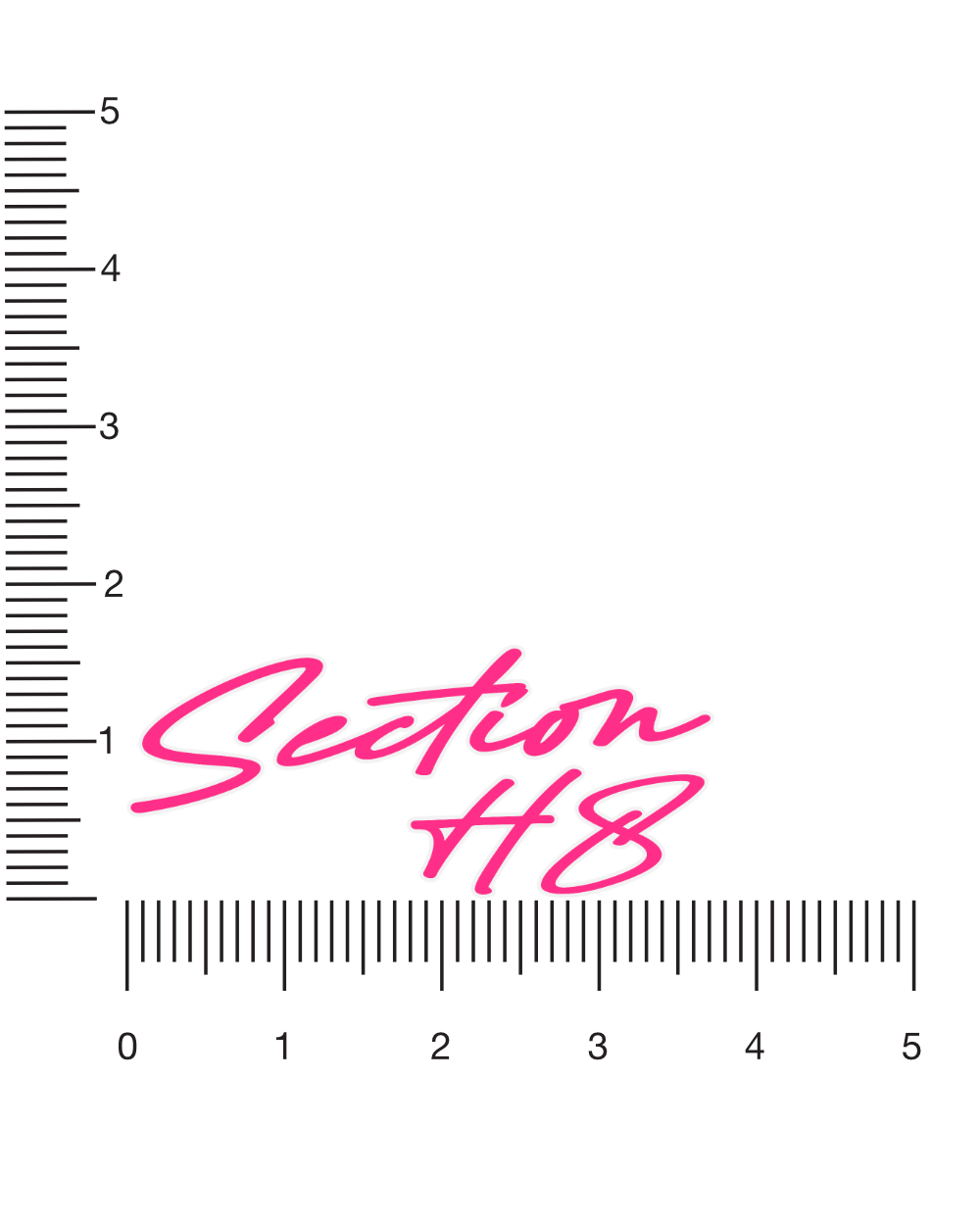 Section H8 Script UV Decal