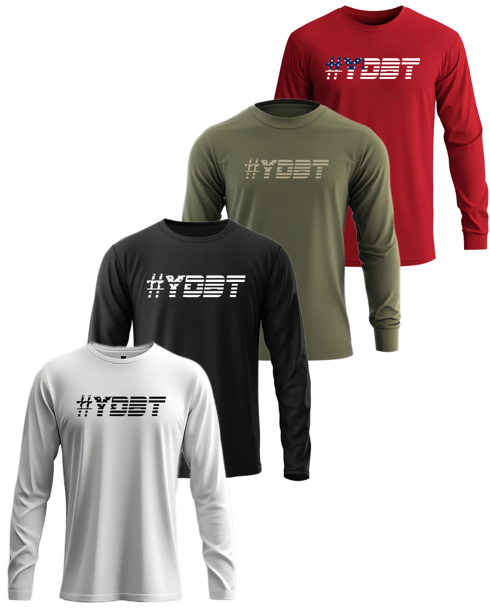 #YDBT (American Flag Design) - Adult Short Sleeve/Long Sleeve Tee