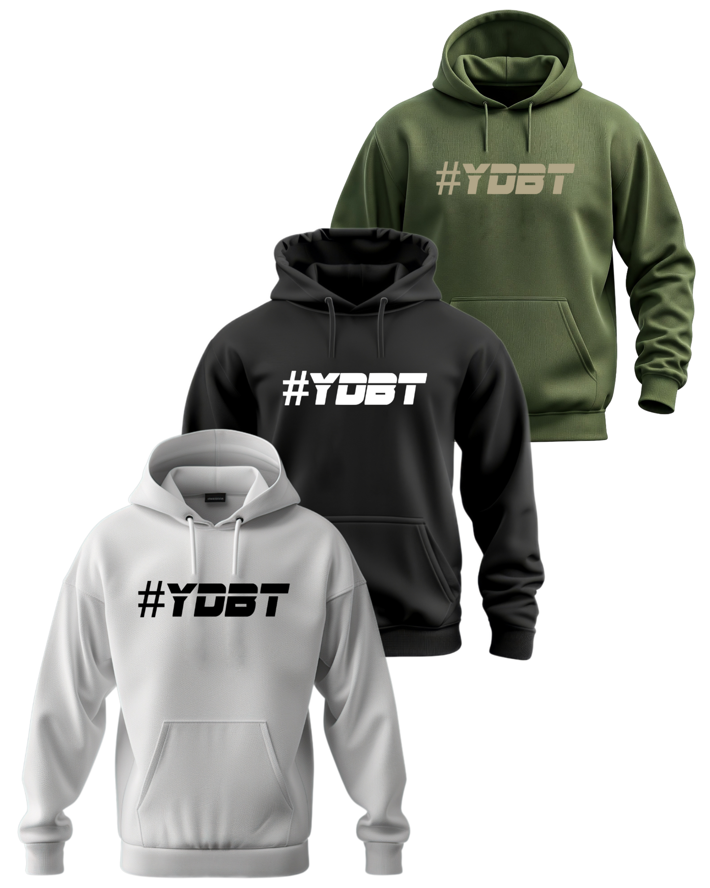 #YDBT (Solid Design) - Adult Hooded Sweatshirt