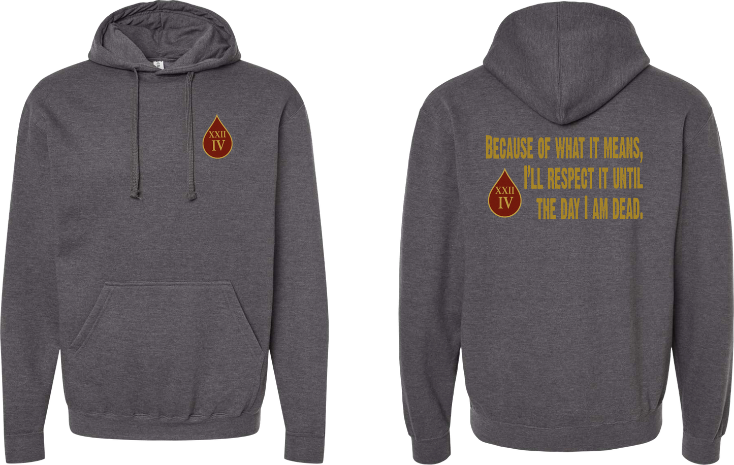 Respect - Adult Hooded Sweatshirt