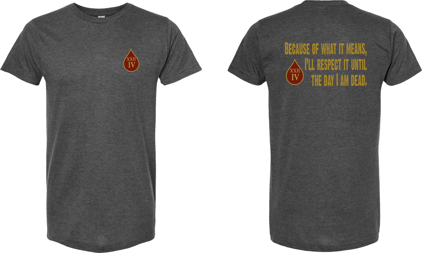 Respect- Adult Short Sleeve Tee
