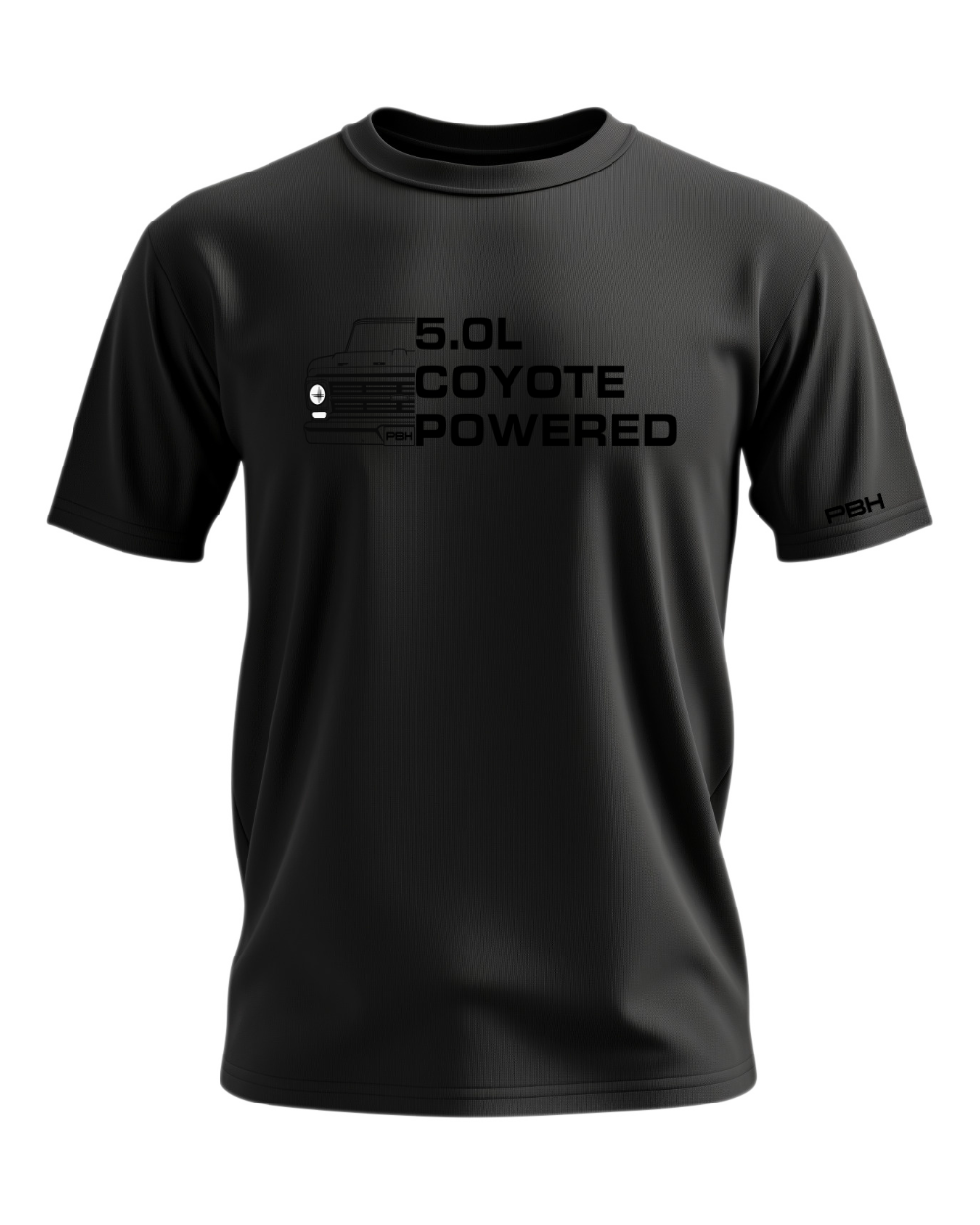 PBH 5.0 Coyote Powered (F100)  - Adult Short Sleeve Tee
