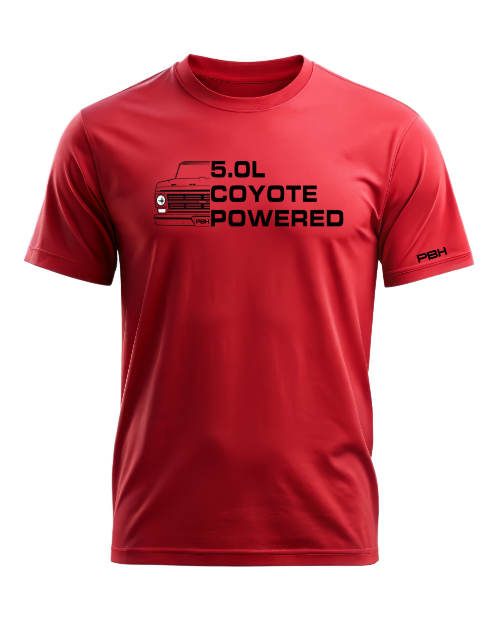 PBH 5.0 Coyote Powered (F100)  - Adult Short Sleeve Tee