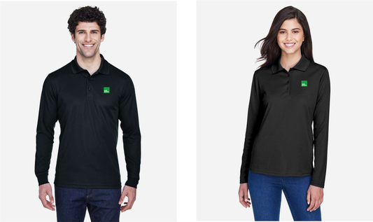 Core365 Pinnacle Long Sleeve Performance Polo