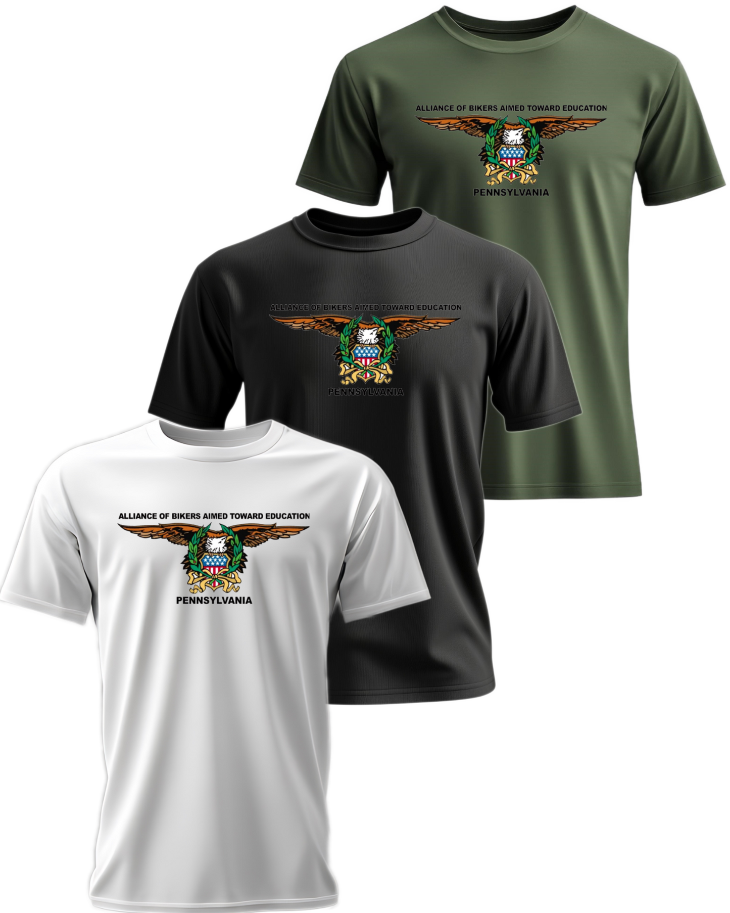 ABATE Purpose Design (Full Chest) - Adult Short Sleeve/Long Sleeve Tee