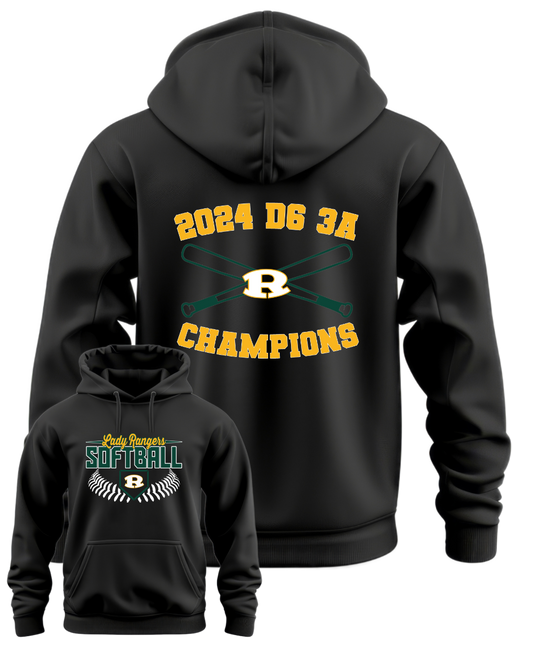 FH Lady Rangers Softball - Adult Hooded Sweatshirt