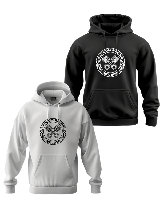 KapCom Racing Twin Piston - Adult Hooded Sweatshirt