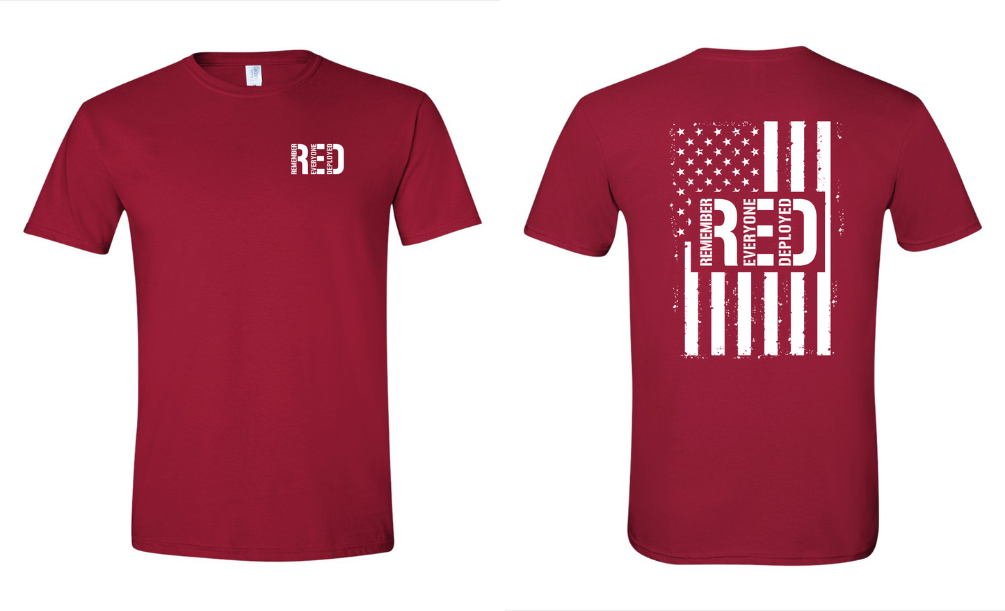 R.E.D. Remember Everyone Deployed Short Sleeve Tee