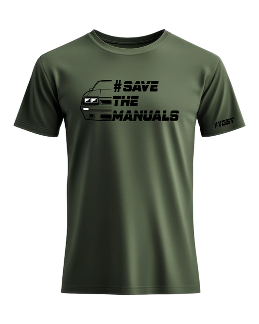#Save The Manuals (4 Eye Fox) - Adult Short Sleeve