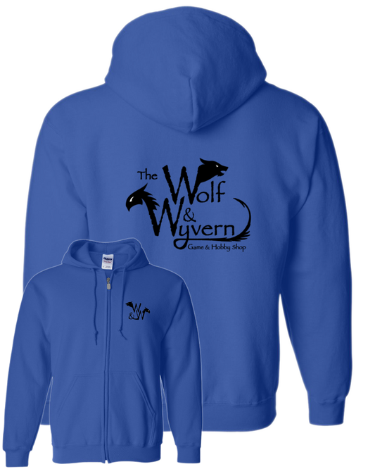 Wolf and Wyvern Zip Hooded Sweatshirt