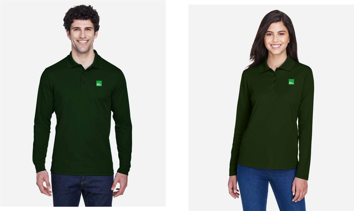 Core365 Pinnacle Long Sleeve Performance Polo