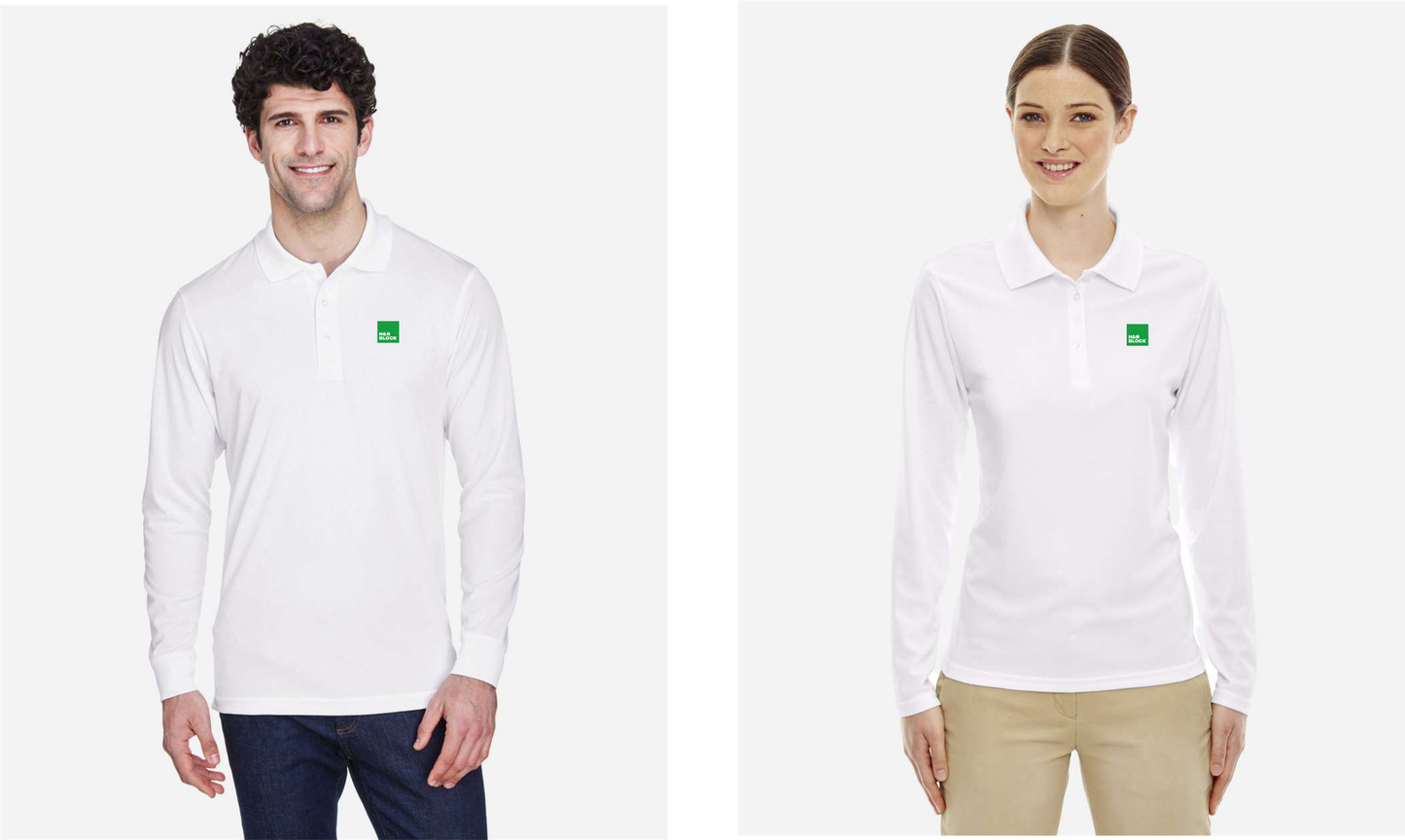 Core365 Pinnacle Long Sleeve Performance Polo
